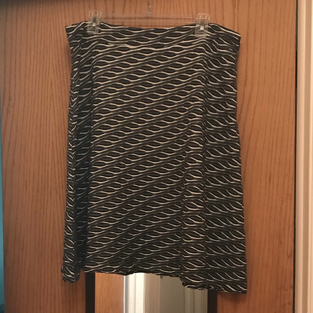 Black, White, & Grey Skirt